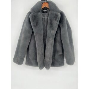 Kittenish faux fur jacket in grey Size L